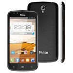 Ficha técnica e caractérísticas do produto Smartphone Philco Phone 530 Preto com Dual Chip, Tela 5.3", Android 4.0, Câmera 8MP, Processador Dual Core 1,2Ghz, GPS, Wi-Fi e Bluetooth
