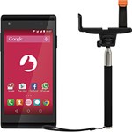 Ficha técnica e caractérísticas do produto Smartphone Positivo S455 Android 5.0 Wi-Fi 3G 5MP 8GB Desbloqueado Oi Bastão de Selfie - Preto