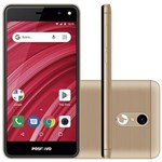 Ficha técnica e caractérísticas do produto Smartphone Positivo S509 Twist, Android Oreo, Dual Chip, 5MP, 5", 8GB, 3G - Dourado