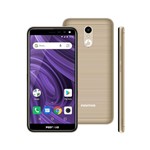 Ficha técnica e caractérísticas do produto Smartphone Positivo S512 Twist 2, Quad-Core, Dual Chip, 16Gb, 5.3', 3G - Dourado