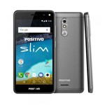 Smartphone Positivo Slim, Cinza, S510, Tela de 5", 8GB, 8MP