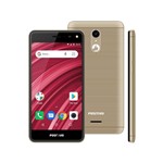 Ficha técnica e caractérísticas do produto Smartphone Positivo Twist 2 Fit S509 Quad-Core Dual Chip Android Oreo 5'' - Dourado
