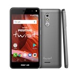 Ficha técnica e caractérísticas do produto Smartphone Positivo Twist S511 - Android 7.0 3G 5" 16GB Câmera 8MP - Cinza