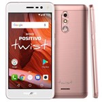 Ficha técnica e caractérísticas do produto Smartphone Positivo Twist S511 Rosa com 16GB, Tela 5”, Android 7.0, Dual Chip, Câmera 8MP, 3G, Wi-Fi, Bluetooth e Processador Quad-Core de 1.2 Ghz
