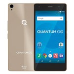 Ficha técnica e caractérísticas do produto Smartphone Quantum Go 4g 16gb Gold Octacore 2gb Ram Câmera 13mp-24mp Tela Hd 5 Android 5.1
