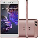 Smartphone Quantum You (q17) Dual Chip Android Tela 5" Quad Core 32GB Wi-Fi/4G Câmera 13MP - Rosa