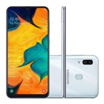 Ficha técnica e caractérísticas do produto Smartphone Samsung A30 (2019) 32GB SM-A305G Desbloqueado Branco