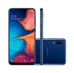 Ficha técnica e caractérísticas do produto Smartphone Samsung A20 (2019) 32GB SM-A205G Desbloqueado Azul