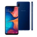 Ficha técnica e caractérísticas do produto Smartphone Samsung A205 Galaxy A20 Azul 32 GB
