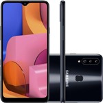 Ficha técnica e caractérísticas do produto Smartphone Samsung A20S A207M Tela 6.5 Câmera 13MP Dual Sim 32GB - Preto