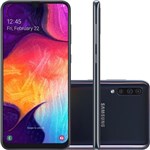 Ficha técnica e caractérísticas do produto Smartphone Samsung A50 (2019) 128GB SM-A505F Desbloqueado Preto