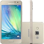 Smartphone Samsung Galaxy A3 Duos Dual Chip Desbloqueado Android 4.4 Tela Super Amoled 4.5" 16GB Wi-Fi 4G Câmera 8MP - D...