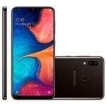Ficha técnica e caractérísticas do produto Smartphone Samsung Galaxy A20, 32GB, 13MP + 5MP, 4G, Dual Chip, Preto - A205G