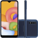 Ficha técnica e caractérísticas do produto Smartphone Samsung Galaxy A01 - Azul