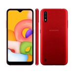 Ficha técnica e caractérísticas do produto Smartphone Samsung Galaxy A01 32GB 13MP Tela 5.7" Vermelho