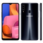 Ficha técnica e caractérísticas do produto Smartphone Samsung Galaxy A20s, 6.5", Android 9, 13MP, 32GB - Preto