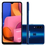 Ficha técnica e caractérísticas do produto Smartphone Samsung Galaxy A20s Android 9.0 32GB Azul