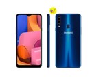 Ficha técnica e caractérísticas do produto Smartphone Samsung Galaxy A20s 32GB Azul 4G - 3GB Tela 6,5” RAM Câm. Tripla + Câm. Selfie 8MP