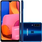 Ficha técnica e caractérísticas do produto Smartphone Samsung Galaxy A20s 32GB Azul - Câmera Tripla Traseira, Selfie de 8MP