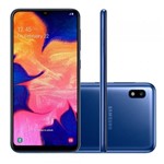 Ficha técnica e caractérísticas do produto Smartphone Samsung Galaxy A10, 6.2", Android 9.0, 13MP, 32GB - Azul