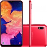 Ficha técnica e caractérísticas do produto Smartphone Samsung Galaxy A10 32GB 6,2” Dual 13MP - Vermelho
