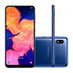 Ficha técnica e caractérísticas do produto Smartphone Samsung Galaxy A10 32GB Dual Chip 4G Tela 6,2 Câmera 13MP Frontal 5MP Android 9.0 Azul
