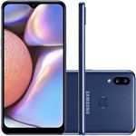 Ficha técnica e caractérísticas do produto Smartphone Samsung Galaxy A10s 32GB 6.2" 2GB RAM Câmera Traseira Dupla 13MP 2MP Azul