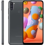 Ficha técnica e caractérísticas do produto Smartphone Samsung Galaxy A11, 6,4”, 32 GB, Câmera Tripla, Preto