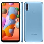 Ficha técnica e caractérísticas do produto Smartphone Samsung Galaxy A11 SM-A115M 64GB - Azul