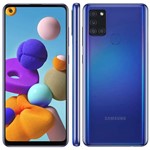 Ficha técnica e caractérísticas do produto Smartphone Samsung Galaxy A21s 64gb Azul 4g - 3gb Ram 6,5