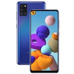 Ficha técnica e caractérísticas do produto Smartphone Samsung Galaxy A21s, 64GB - Azul