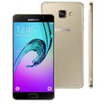 Ficha técnica e caractérísticas do produto Novo Smartphone Samsung Galaxy A5 2016 Duos A510M/DS Dourado com Dual Chip, Tela 5.2
