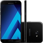 Ficha técnica e caractérísticas do produto Smartphone Samsung Galaxy A5 2017, Preto, A520F, Tela de 5.2", 64GB, 16MP