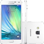 Smartphone Samsung Galaxy A5 Duos Dual Chip Desbloqueado Oi Android 4.4 Tela 5" 16GB 4G Câmera 13MP - Branco