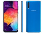 Ficha técnica e caractérísticas do produto Smartphone Samsung Galaxy A50 128GB Azul 4G - 4GB RAM Tela 6,4" Câm. Tripla + Câm. Selfie 25MP