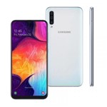 Ficha técnica e caractérísticas do produto Smartphone Samsung Galaxy A50 Branco 64GB Câmera 25MP Octa-Core Branco