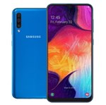 Ficha técnica e caractérísticas do produto Smartphone Samsung Galaxy A50, Dual Chip, Azul, Tela 6.4", 4G+Wi-Fi, Android, Cam Tripla 25MP+5MP+8MP 25MP, 64GB