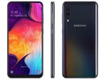Ficha técnica e caractérísticas do produto Smartphone Samsung Galaxy A50128GB Preto 4G - 4GB RAM 6,4” Câm. Tripla + Câm. Selfie 25MP