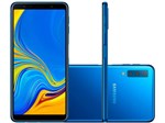 Ficha técnica e caractérísticas do produto Smartphone Samsung Galaxy A7 128GB Azul 4G - 4GB RAM Tela 6” Câm. Tripla + Câm. Selfie 24MP