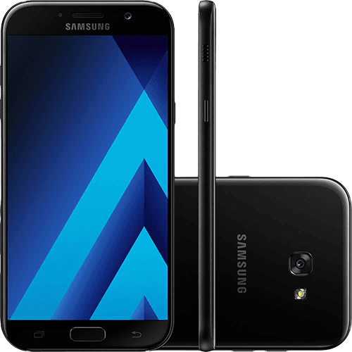 Smartphone Samsung Galaxy A7 Dual Chip Android 6.0 Tela 5.7" Octa-Core 1.9GHz 32GB 4G Câmera 16MP - Preto