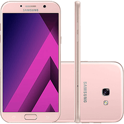 Smartphone Samsung Galaxy A7 Dual Chip Android 6.0 Tela 5.7" Octa-Core 1.9GHz 32GB 4G Câmera 16MP - Rosa
