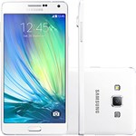 Smartphone Samsung Galaxy A7 Dual Chip Desbloqueado Tim Android 4.4 Tela 5.5'' 16GB 4G Wi-Fi Câmera 13MP Branco