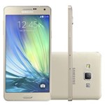 Ficha técnica e caractérísticas do produto Smartphone Samsung Galaxy A7 Duos Dual Chip Desbloqueado Android 4.4 Tela 5.5`` 16GB Wi-Fi 4G Câmera 13MP - Dourado