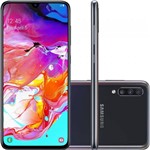 Ficha técnica e caractérísticas do produto Smartphone Samsung Galaxy A70 128GB 6GB RAM Camera Tripla Tela 6,7" Preto