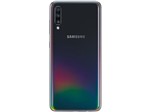 Ficha técnica e caractérísticas do produto Smartphone Samsung Galaxy A70 128GB Preto 4G - 6GB RAM Tela 6,7” Câm. Tripla Selfie 32MP
