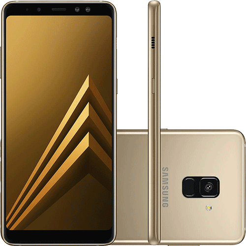 Ficha técnica e caractérísticas do produto Smartphone Samsung Galaxy A8 Dual Chip Android 7.1 Tela 5.6" Octa-Core 2.2GHz 64GB 4G Câmera 16MP - Dourado