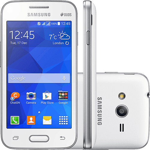 Ficha técnica e caractérísticas do produto Smartphone Samsung Galaxy Ace 4 Lite Duos Dual Chip Desbloqueado Android 4.4 Tela 4" 4GB 3G Wi-Fi Câmera 3MP - Branco