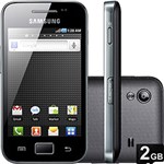 Ficha técnica e caractérísticas do produto Smartphone Samsung Galaxy Ace Preto Desbloqueado Claro - Android Câmera 5MP Tela 3.5" 3G Wi-Fi Bluetooth