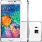 Ficha técnica e caractérísticas do produto Smartphone Samsung Galaxy Alpha Android 4.4 Tela 4.7" 32GB 4G Câmera 12MP - Branco