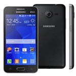Ficha técnica e caractérísticas do produto Smartphone Samsung Galaxy Core 2 Duos Preto com Tela 4.5", Dual Chip, Câmera de 5MP, 3G, Android 4.4 e Processador Quad Core 1.2 Ghz - Oi